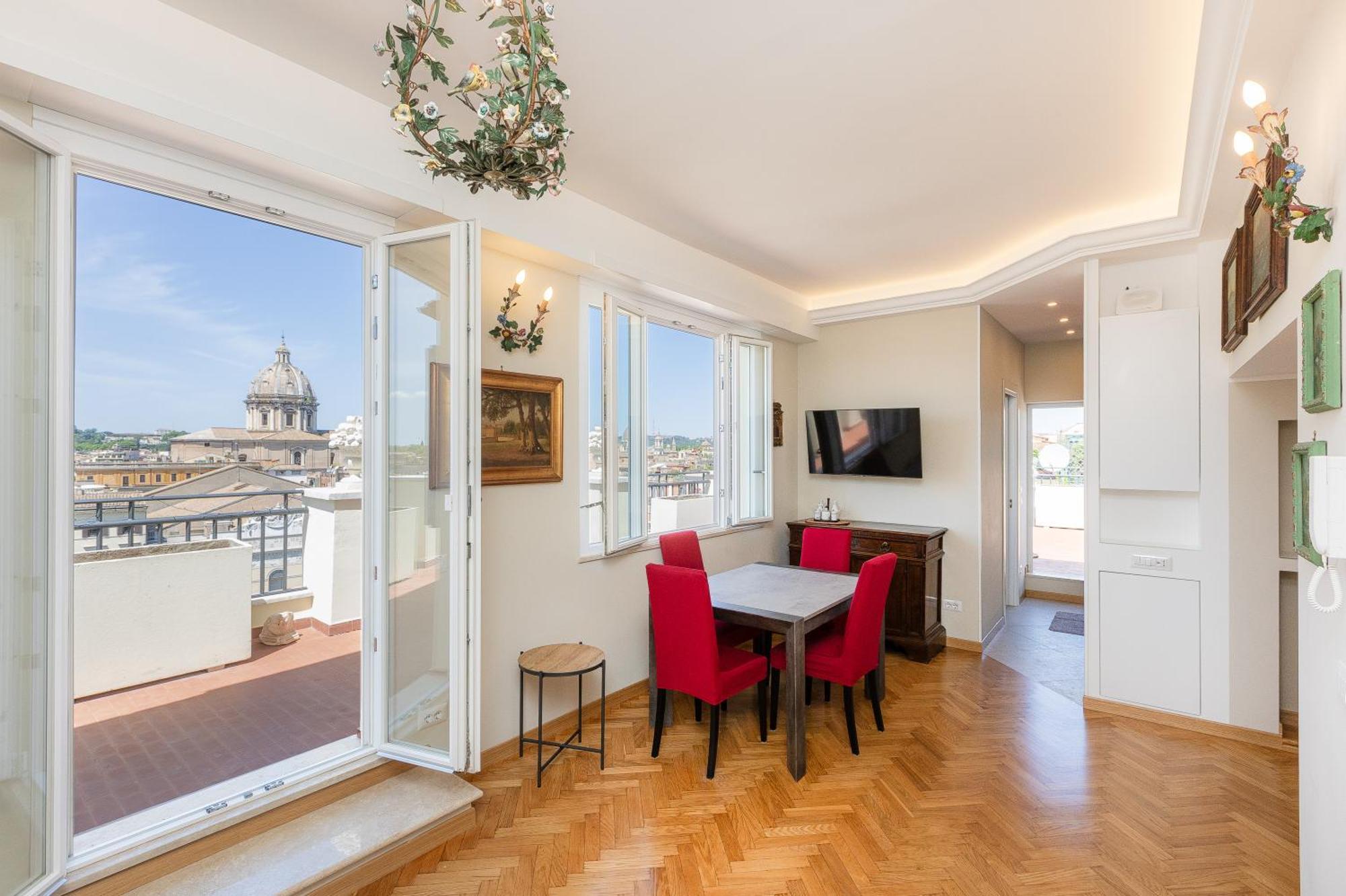 Caesar Penthouse Apartment Rome Bagian luar foto