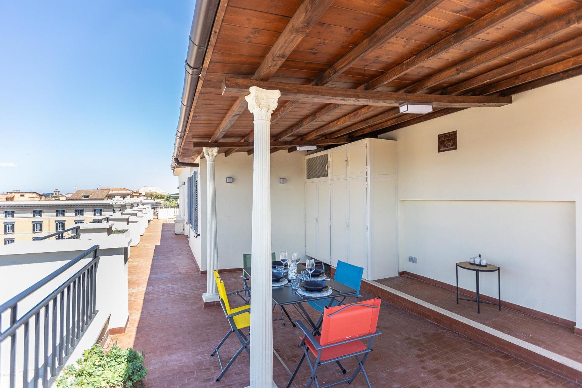 Caesar Penthouse Apartment Rome Bagian luar foto