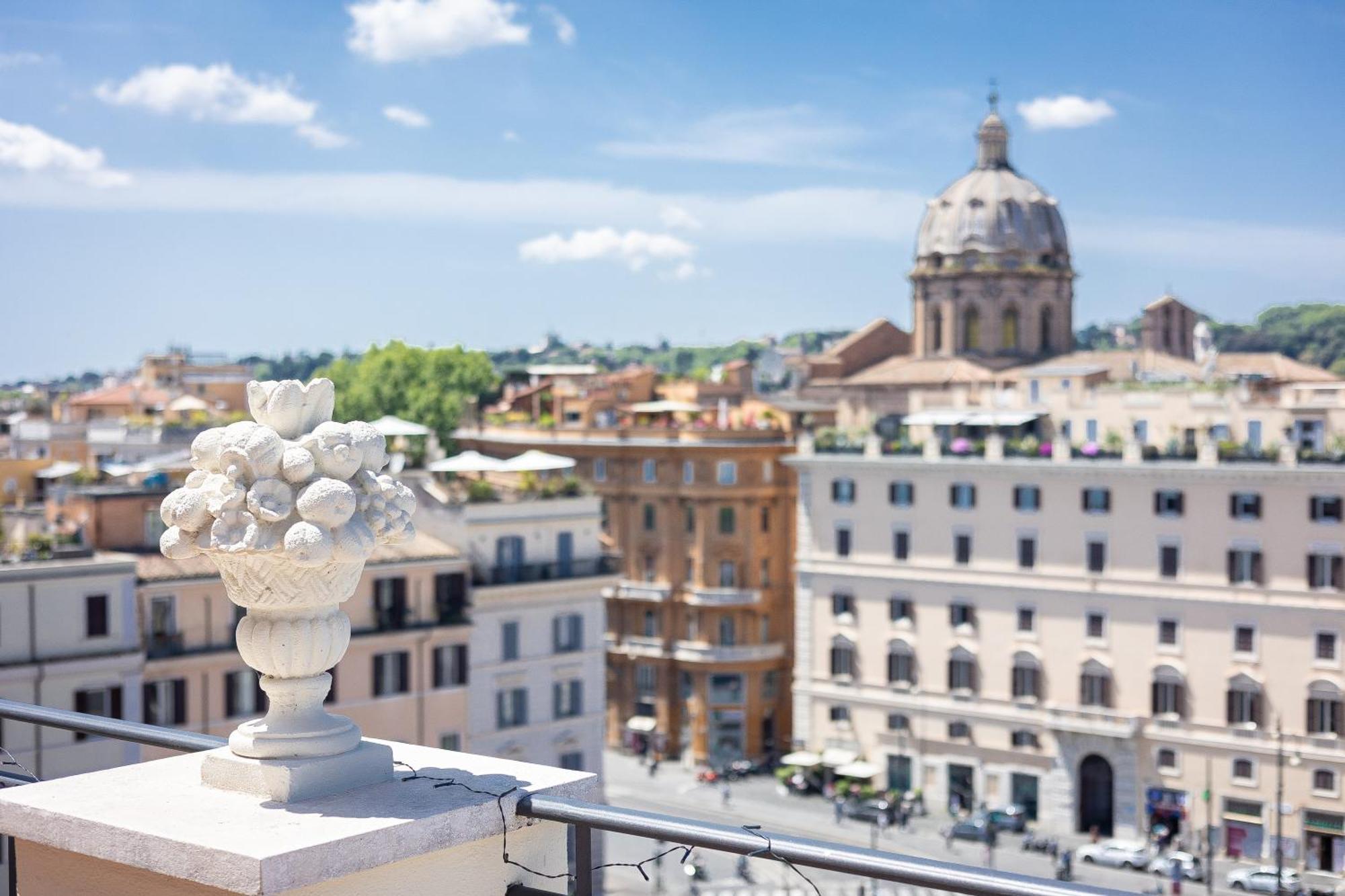 Caesar Penthouse Apartment Rome Bagian luar foto