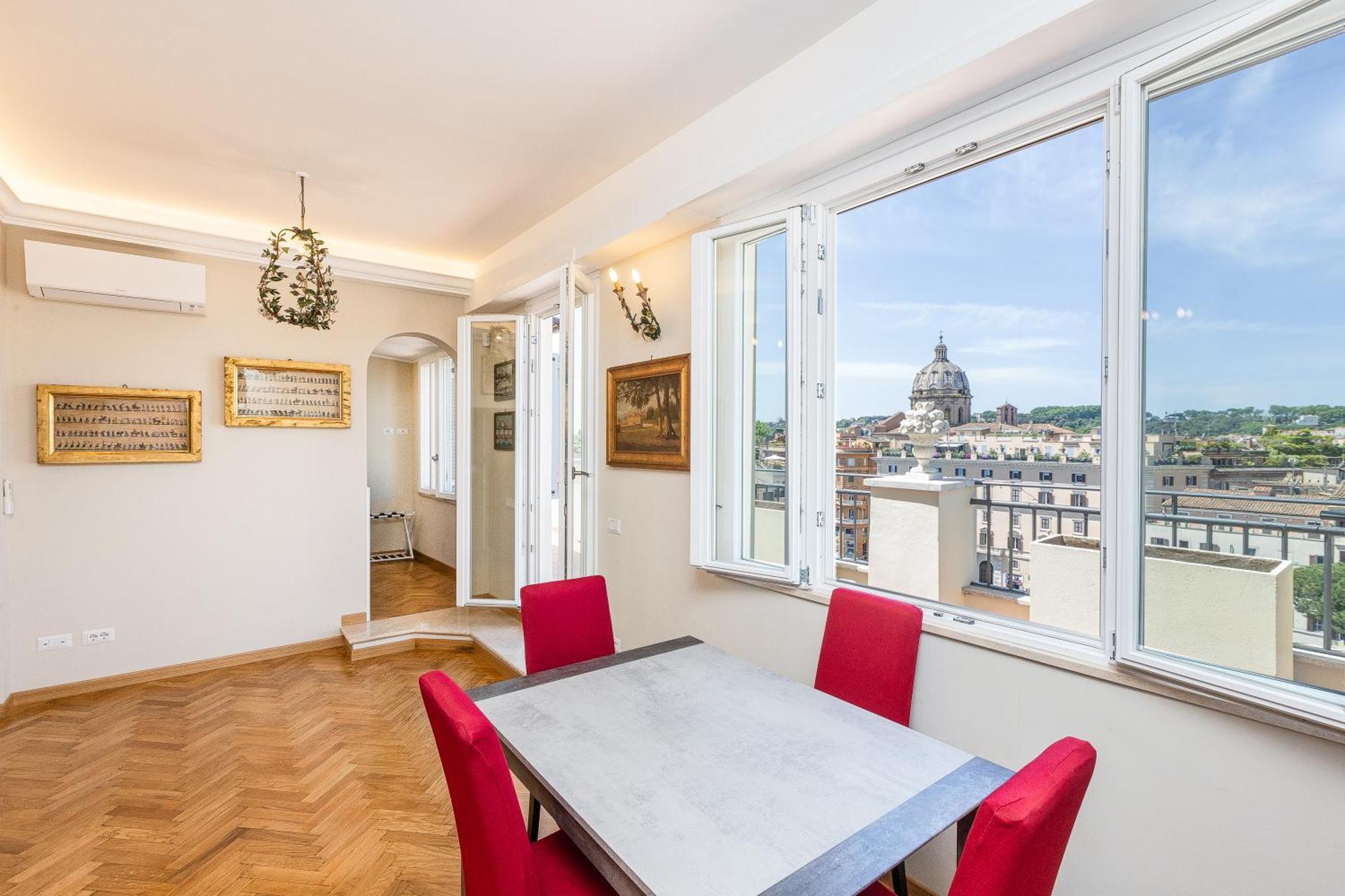 Caesar Penthouse Apartment Rome Bagian luar foto