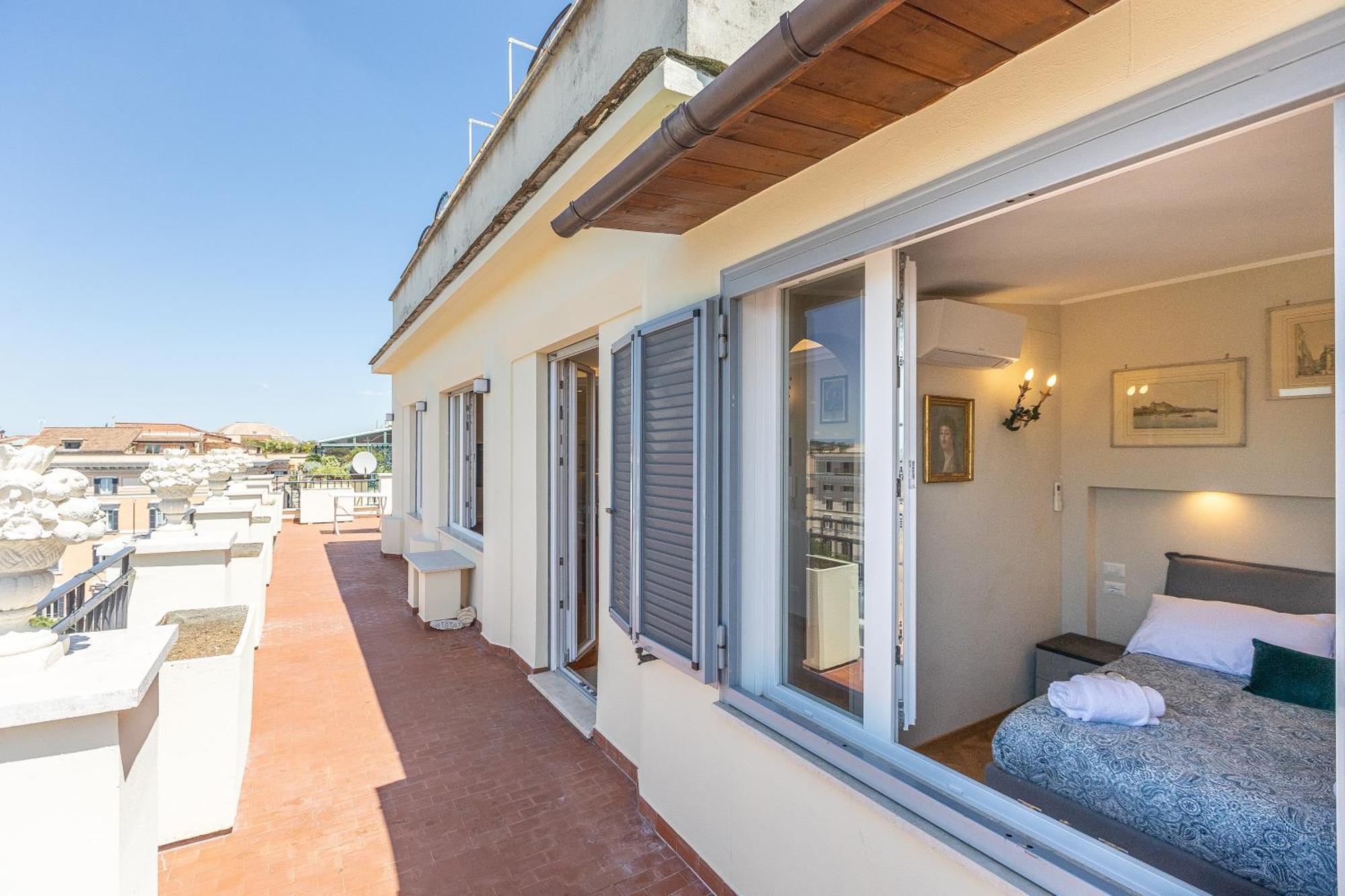 Caesar Penthouse Apartment Rome Bagian luar foto