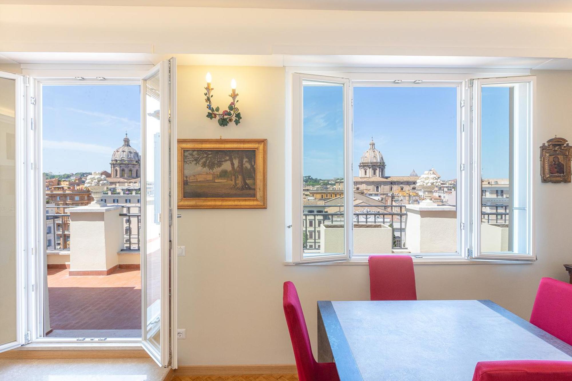 Caesar Penthouse Apartment Rome Bagian luar foto
