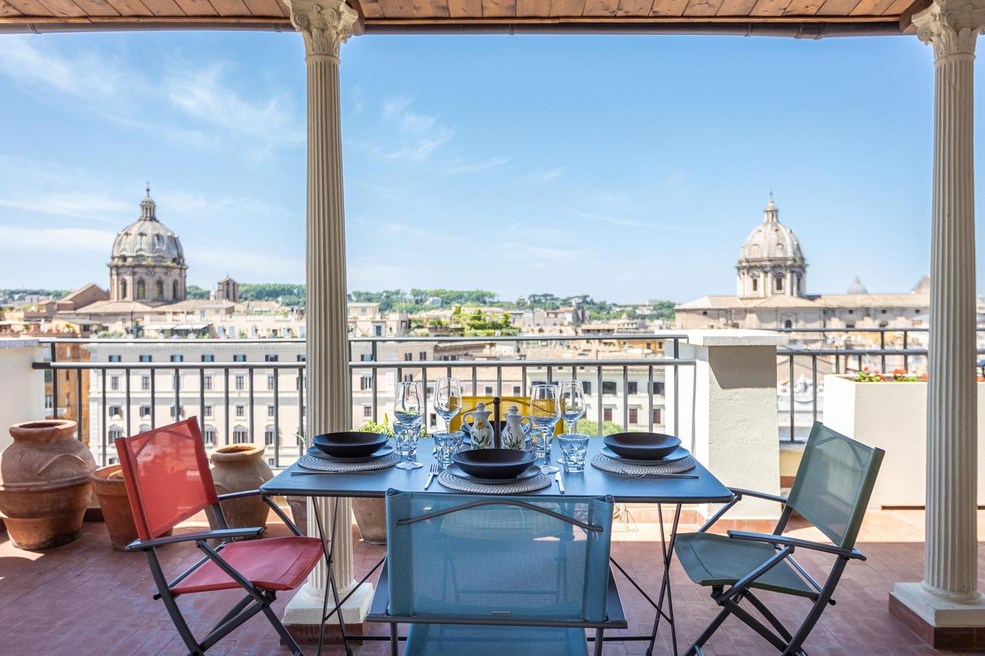 Caesar Penthouse Apartment Rome Bagian luar foto