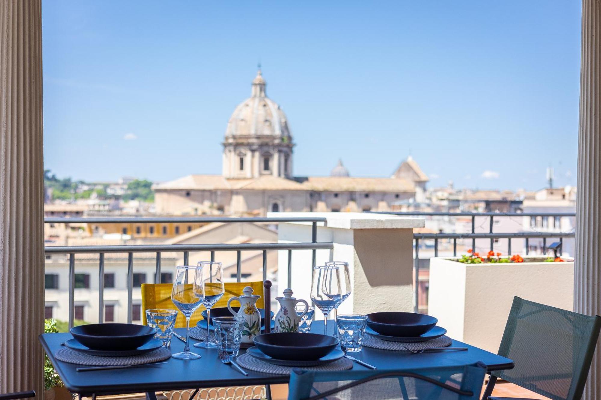 Caesar Penthouse Apartment Rome Bagian luar foto
